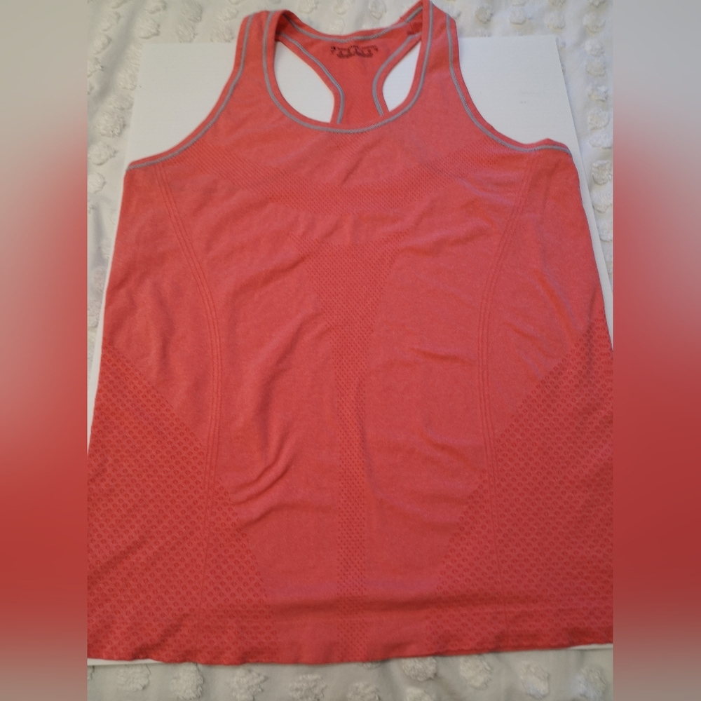 Champion Powertrain Seamless Racerback Tank Coral Size Large